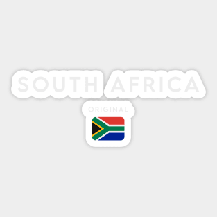 South Africa flag, south african flag Sticker